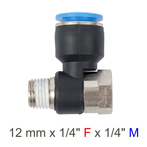 SG20APHF12-02.jpg PU HOSE FITTING TEE 12MM X 1/4'F X 1/4'M