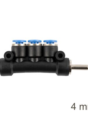 INSERT MANIFOLD SIDE 4-PORT PU 4MM