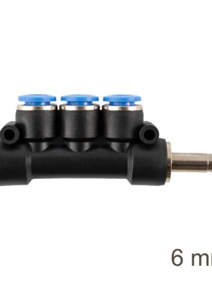 INSERT MANIFOLD SIDE 4-PORT PU 6MM