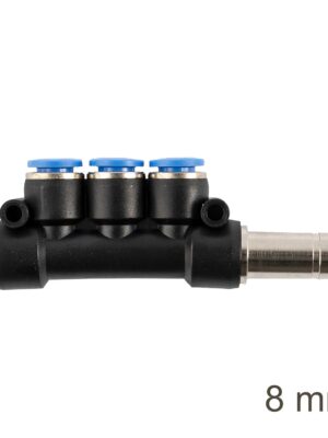 INSERT MANIFOLD SIDE 4-PORT PU 8MM