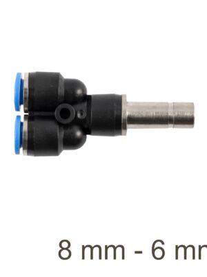 RED. INSERT Y-JOINT PU 8MM - 6MM