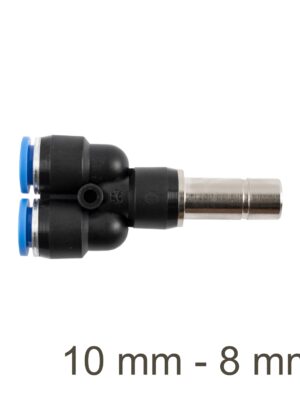 RED. INSERT Y-JOINT PU 10MM - 8MM