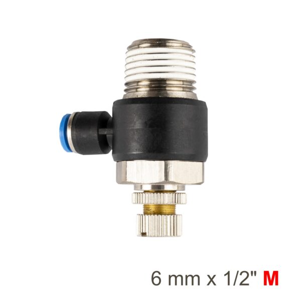 SG20ASC06-04.jpg FLOW CONTROL SWIV. ELBOW PU 6MM X 1/2' M