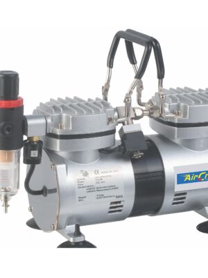 COMPRESSOR FOR AIRBRUSH 2CYL W/REG.& FILTER