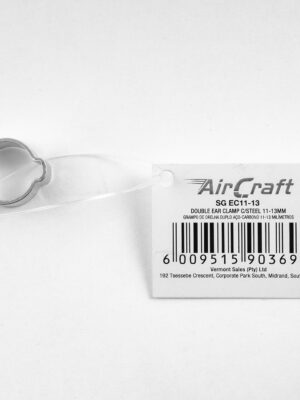DOUBLE EAR CLAMP C/STEEL 11-13MM
