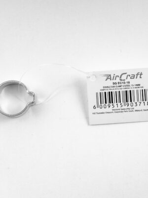 DOUBLE EAR CLAMP C/STEEL 15-18MM
