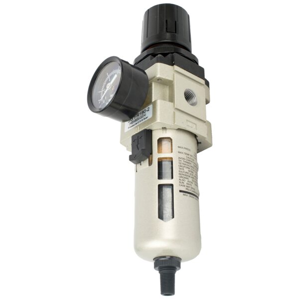 SG20FR180-2.jpg FILTER / REGULATOR 1/4' IN LINE WITH AUTO DRAIN