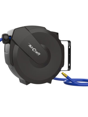 AIR HOSE REEL 15M 12MM OD X 8MM ID PU HOSE AUTO RETRACT