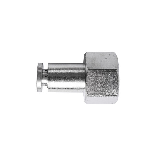 METAL PU FITTING STRAIGHT 4MM 1/8' F