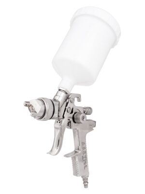 SG20PP882AG.jpg SPRAY GUN HVLP GRAVITY 1.4MM S/S NOZZLE & NEEDLE WITH PLASTIC CUP