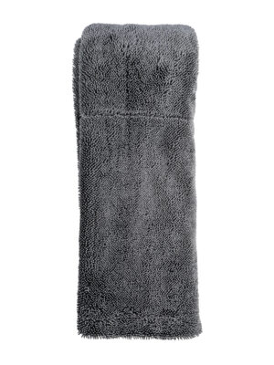 MICROFIBRE CLOTH DRY TOWEL GREY 500MM X 700MM 1100GSM