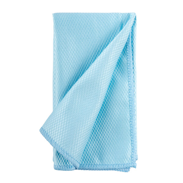 SG20SPC00106.jpg MICROFIBRE CLOTH POLISHING/GLASS BLUE 400MM X 400MM 280GSM