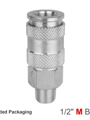 QUICK COUPLER UNIVERSAL 1/2' MALE 1PC PACK