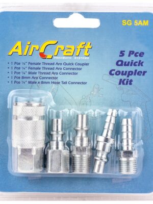 QUICK COUPLER 5 PIECE SET (ARO QUICK COUPLER)