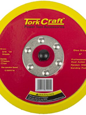 SPC00112.jpg DA SANDER PAD HOOK AND LOOP 5 16 - 24UNF MED SOFT 125MM 5'
