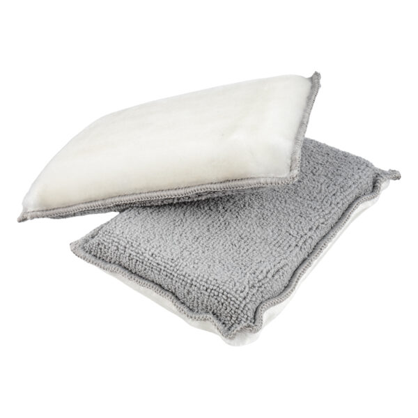 CLEANING SPONGE 2PC GENL PURP. MICROFIBRE