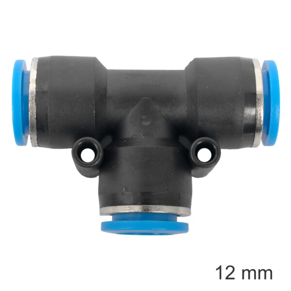 SPE12.jpg PU HOSE FITTING TEE 12MM