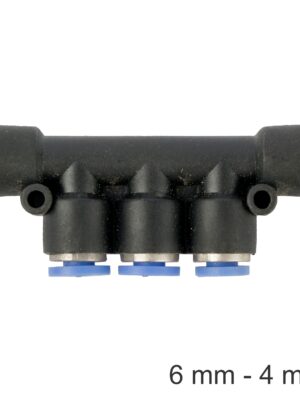 SPKG06-04.jpg PU HOSE FITTING MANIFOLD 6MM-4MM