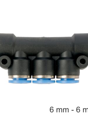 SPKG06-06.jpg PU HOSE FITTING MANIFOLD 6MM-6MM