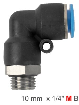 SPL10-G02.jpg PU HOSE FITTING ELBOW W/O-RING 10MM-1/4 M