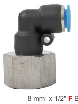 SPLF08-04.jpg PU HOSE FITTING ELBOW 8MM-1/2 F