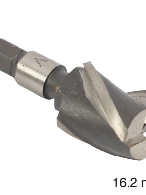 CUTTER 16.2MM /LOCK MORTICER FOR ALUMINIUM SNAP ON