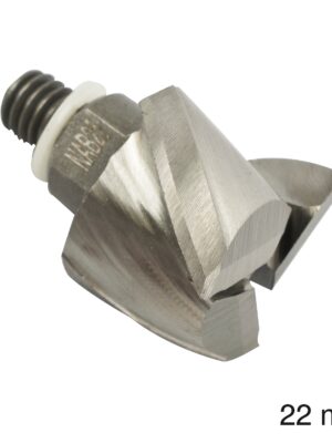 CUTTER 22MM /LOCK MORTICER FOR ALUMINIUM NEW SCREW TYPE