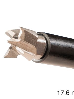 PLUNGING CUTTER 17.6MM /LOCK MORTICER FOR TUBULAR LATCHES SCREW TYPE