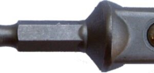 SOCKET ADAPTOR 1/2'M SQ X 50MM 1/4'M HEX SHANK BULK