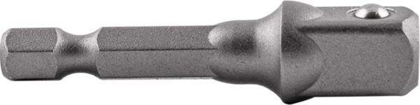 T20AD38050C.jpg SOCKET ADAPTOR 3/8'M SQ X 50MM 1/4'M HEX SHANK CARDED