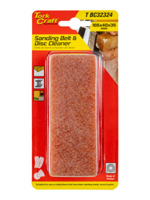 SANDING BELT CLEANER 105MMX40MMX35MM CARDED