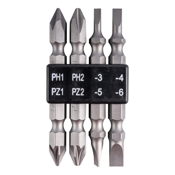 4PC 65MM DOUBLE END BIT SET PZ/PH/SL