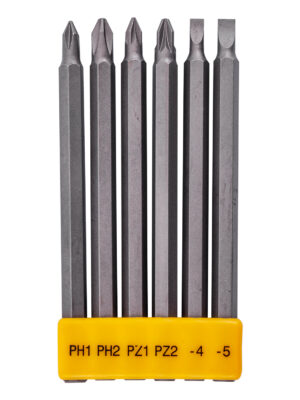 POWER BIT SET 6PCE 100MML