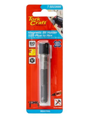 MAGNETIC BIT HOLDER 80MM SDS QUICK CHANGE 1/4' HEX