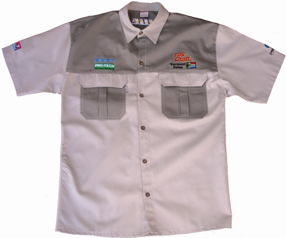 TC00114.jpg VERMONT MENS BUSH SHIRT KHAKI 100% COTTON 2XL