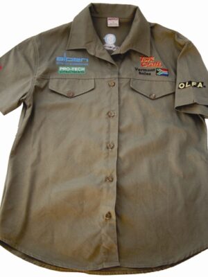 VERMONT MENS BUSH SHIRT KHAKI 100% COTTON 3XL