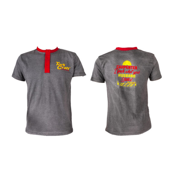 TORK CRAFT T-SHIRT GREY 3X-LARGE CARPENTER