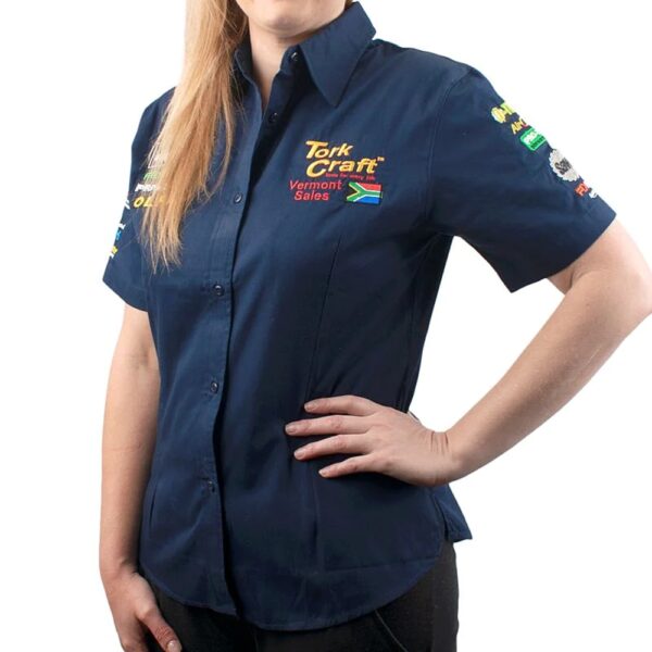 TC00610.jpg VERMONT LADIES BLOUSE NAVY BLUE X-LARGE