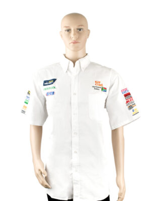 VERMONT MENS COTTON SHIRT WHITE LARGE