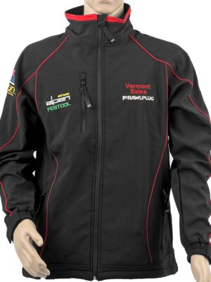 TORK CRAFT SOFT SHELL JACKET BLACK/RED SMALL
