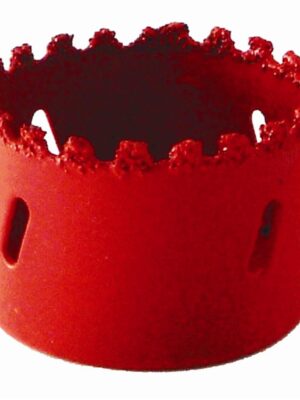 HOLE SAW CARBIDE GRIT 16MM - RED