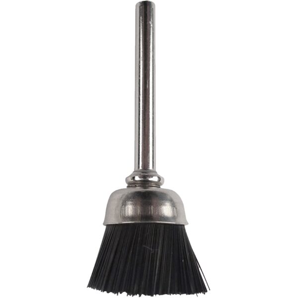 TC08356.jpg MINI NYLON BRISTLE BRUSH 12.7MM CUP 3.2MM SHANK