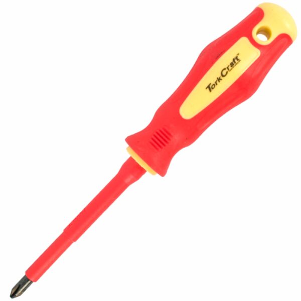 TC16033.jpg SCREWDRIVER INSULATED PHIL.NO.2 X 100MM VDE