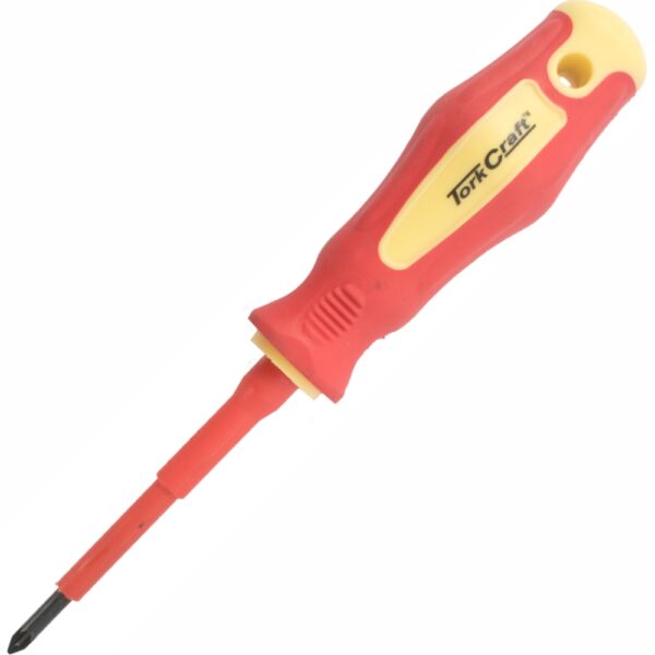 TC16036.jpg SCREWDRIVER INSULATED POZI.NO.1 X 80MM VDE