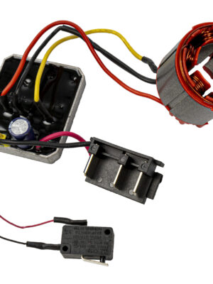 A/GRINDER 20V REPL. MICRO SWITCH & COMMUTATOR (6/7/11/12) S/KIT