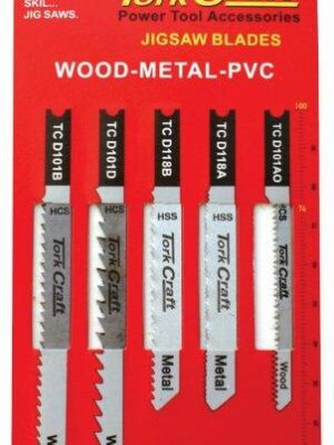 U-SHANK JIGSAW BLADES 5 PIECE ASSORTED