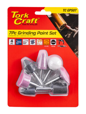 GRINDING POINT SET 7PCE CARDED