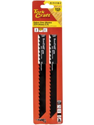 SABRE SAW BLADE 225 X 8.5MM 3TPI WOOD 2PC