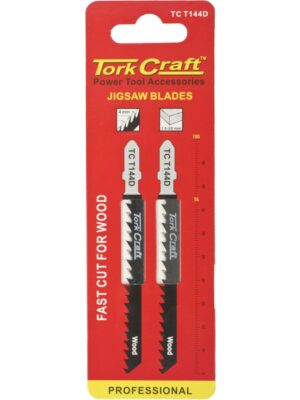 T-SHANK JIGSAW BLADE FAST CUT FOR WOOD 4MM 6TPI 2PC