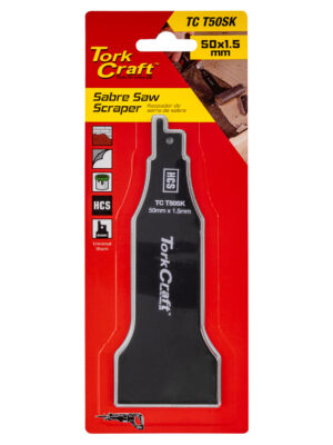 SABRE SAW SCRAPER HCS 50MM X 1.5MM